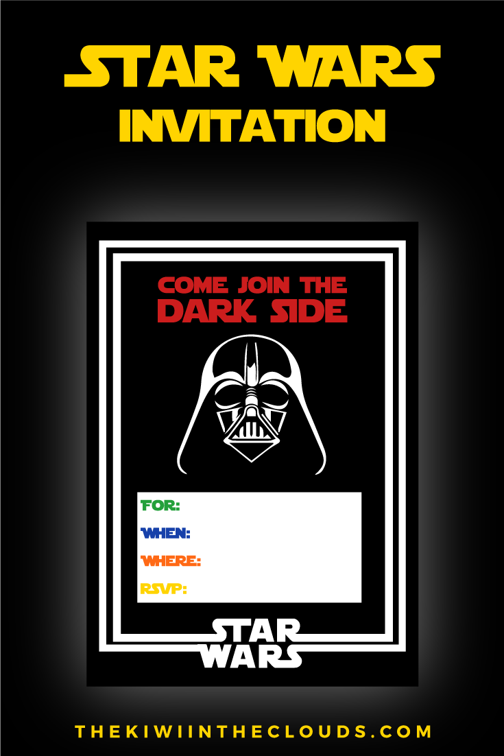 Star Wars Party Printables  A No