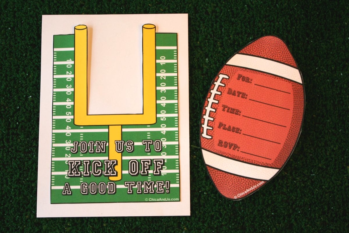 Super Bowl Party Invitation Template