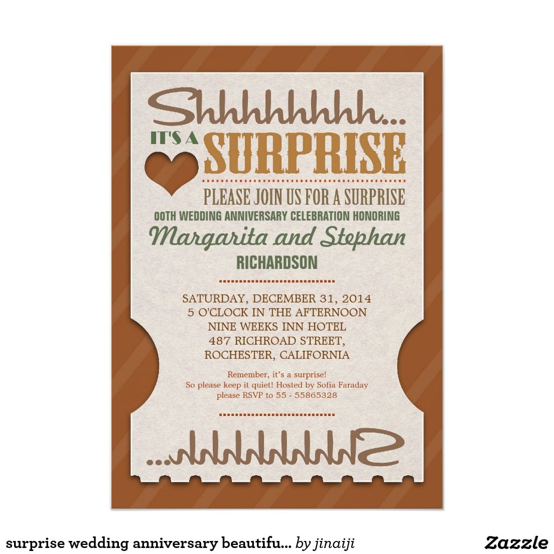 Surprise Anniversary Party Invitations
