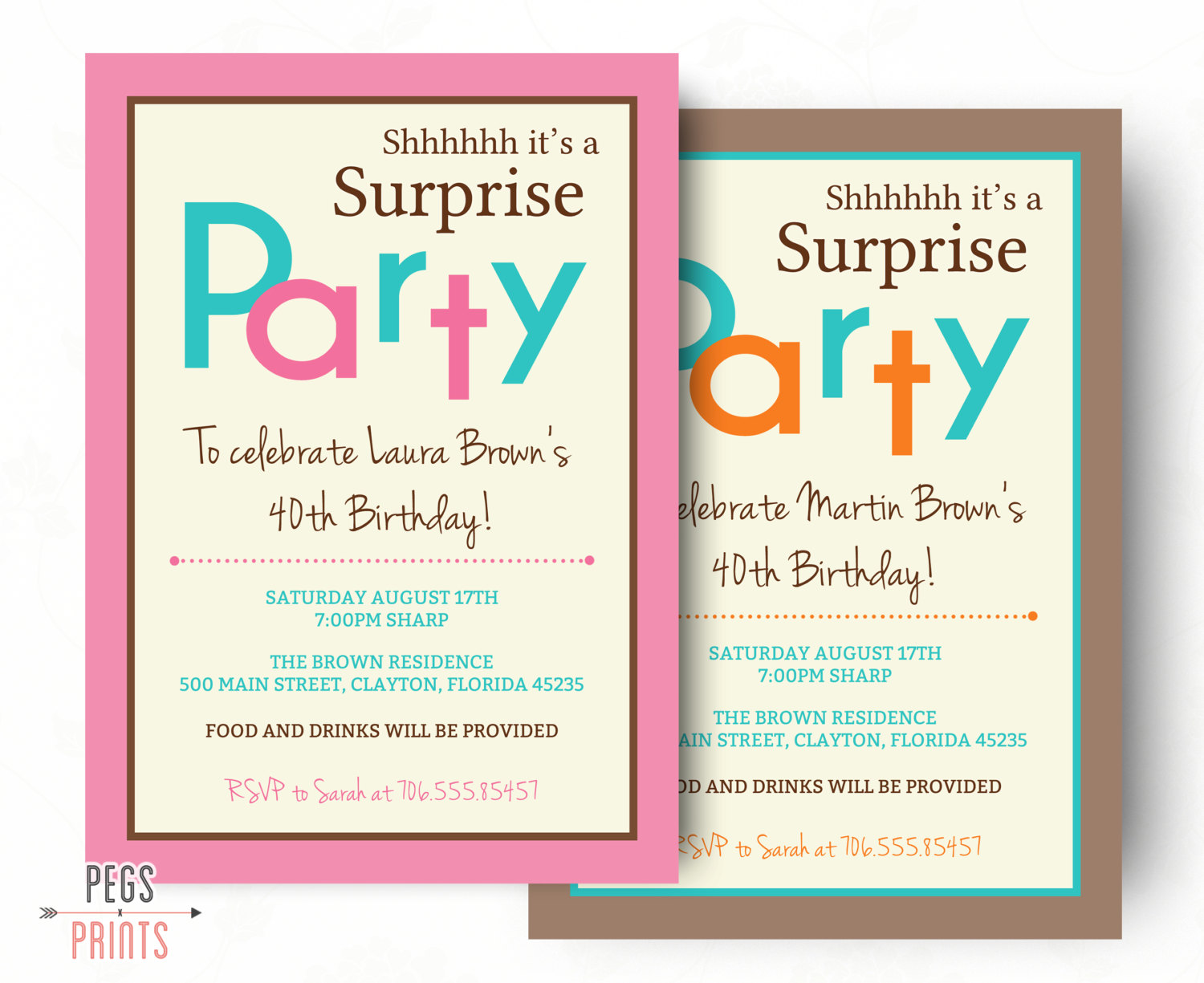 Surprise Birthday Party Invitations Amazing Surprise Birthday