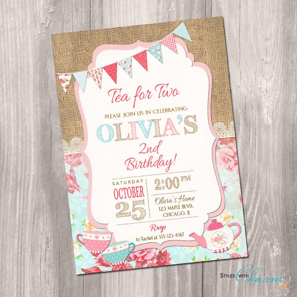 Tea Party Invites