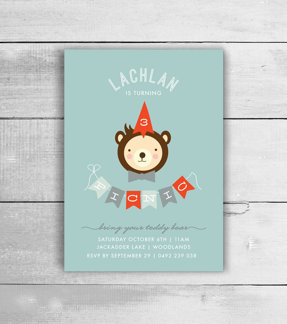 Teddy Bear Invite