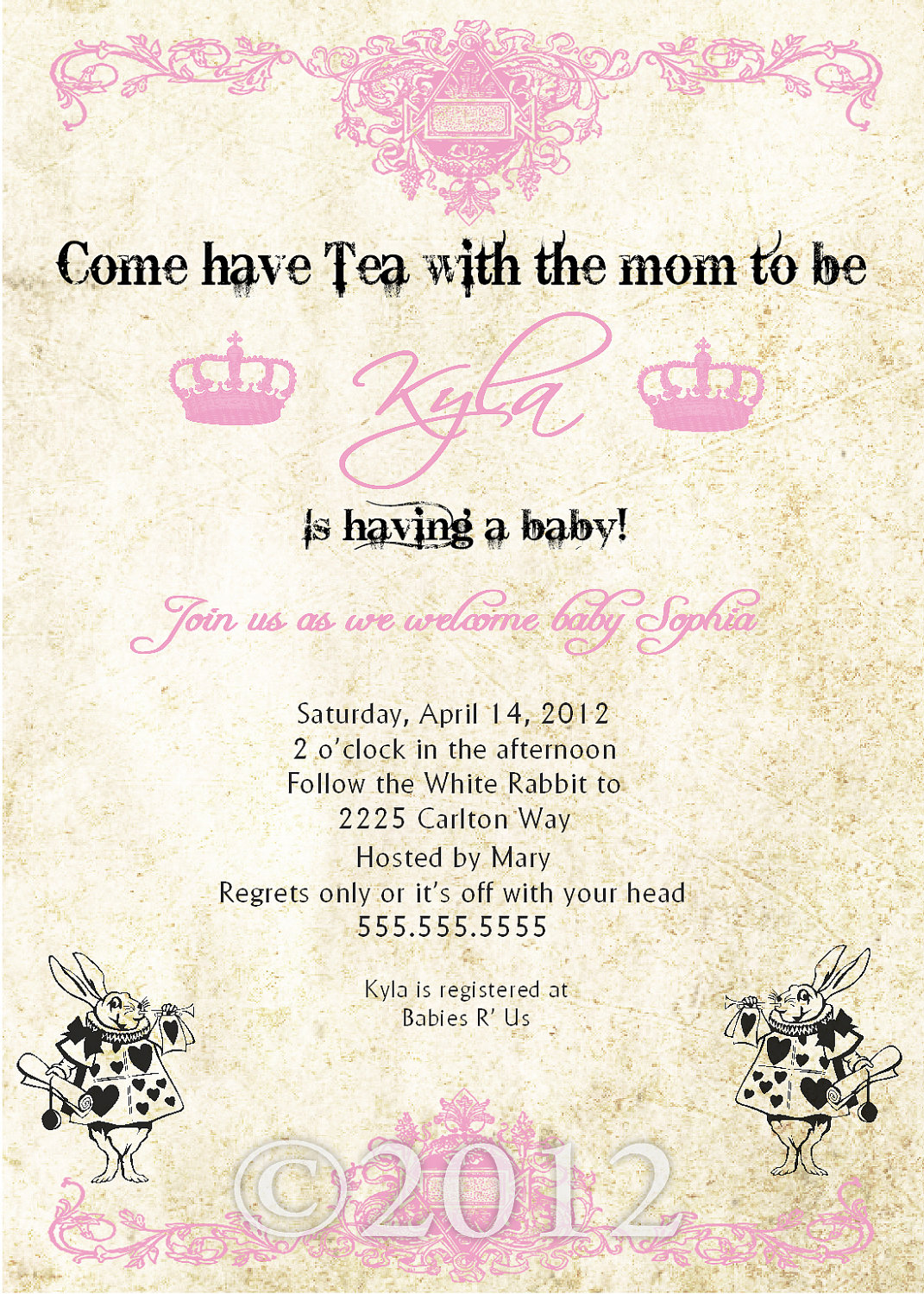 Template Tea Party Baby Shower Invitations Tea Party Baby Shower