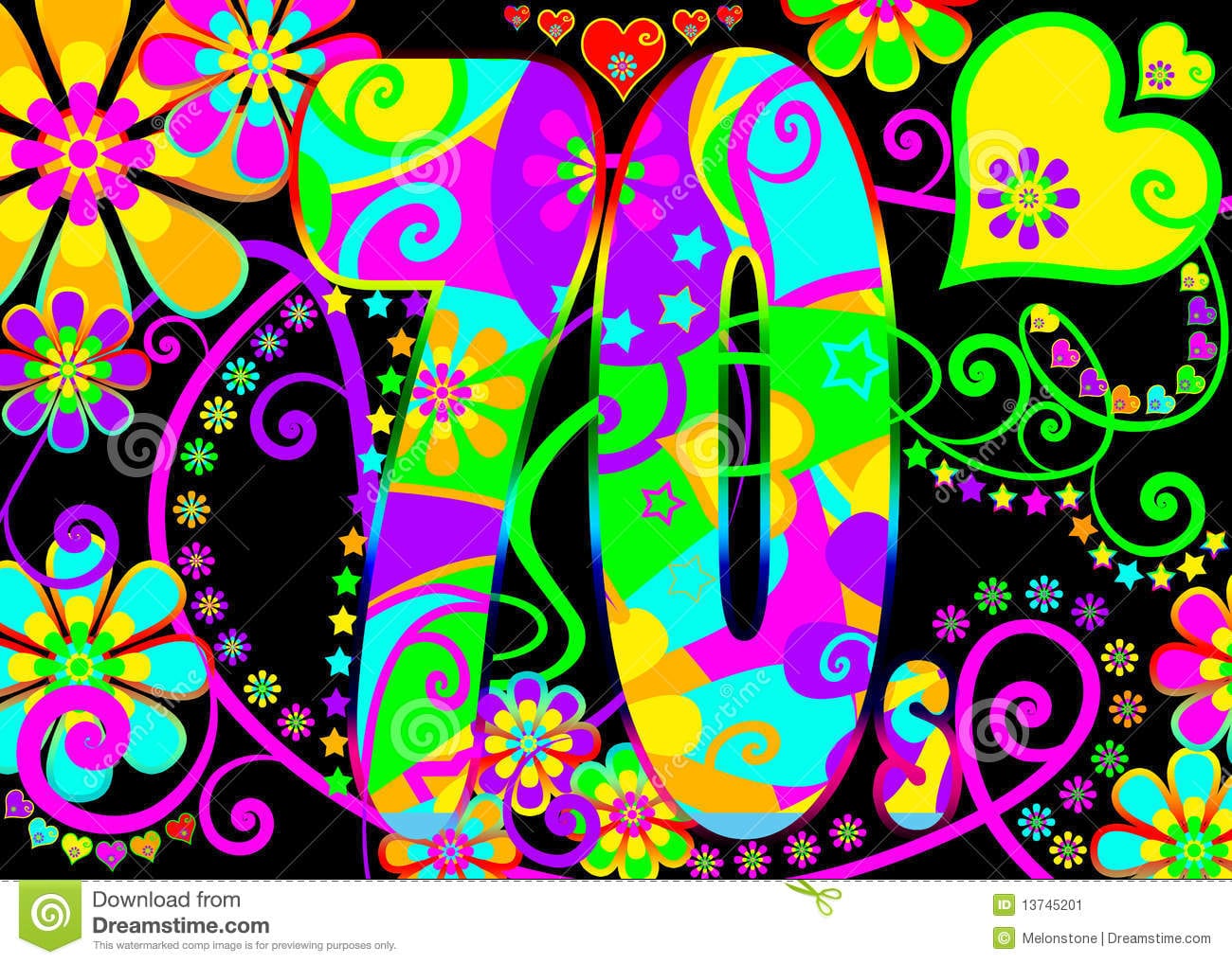 The 70Â´s Free Printable Party Invitations