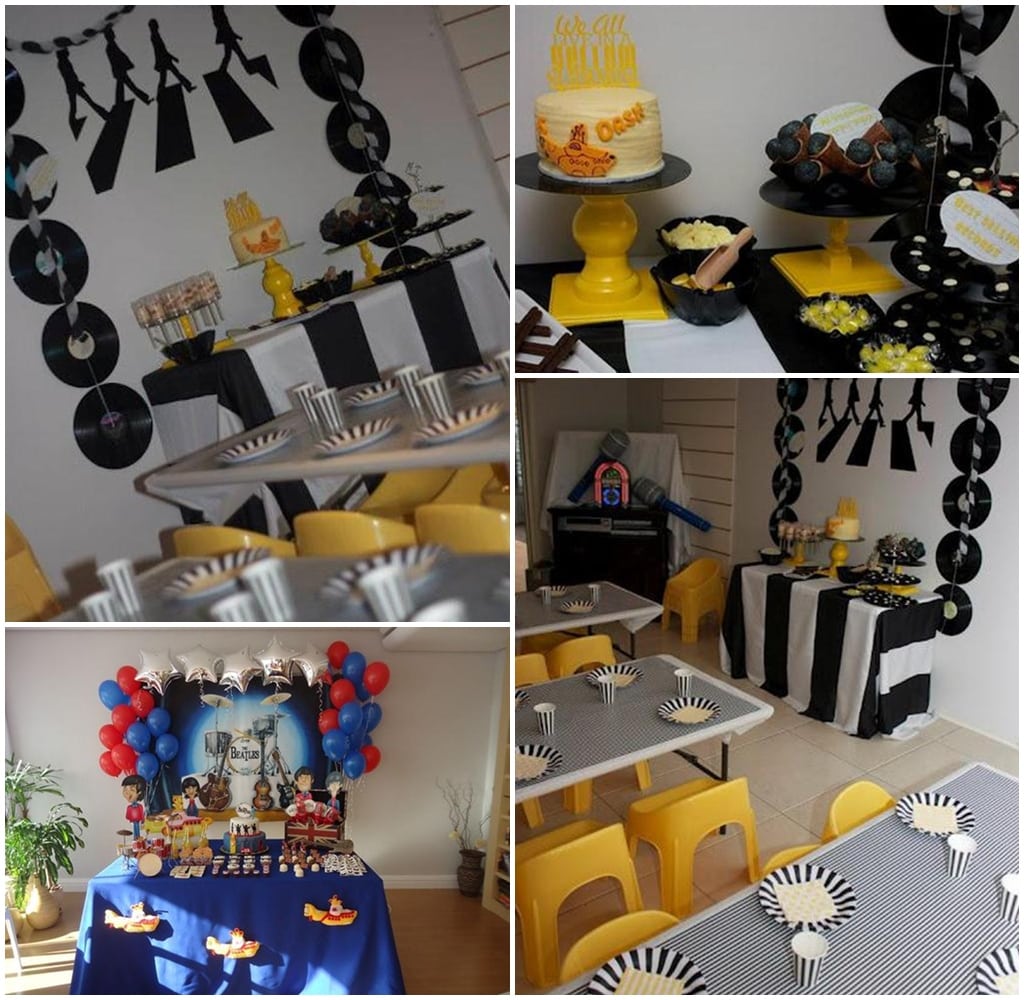 The Beatles Inspired Birthday Party Invitation