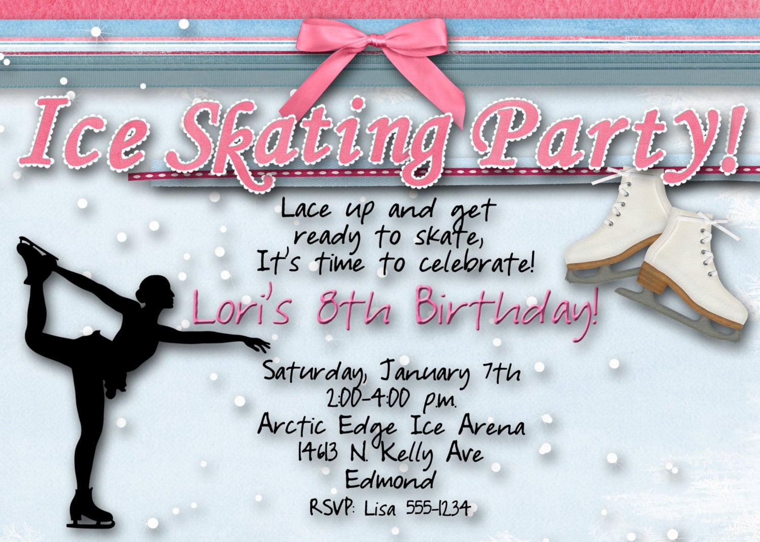 Top 10 Ice Skating Birthday Party Invitations