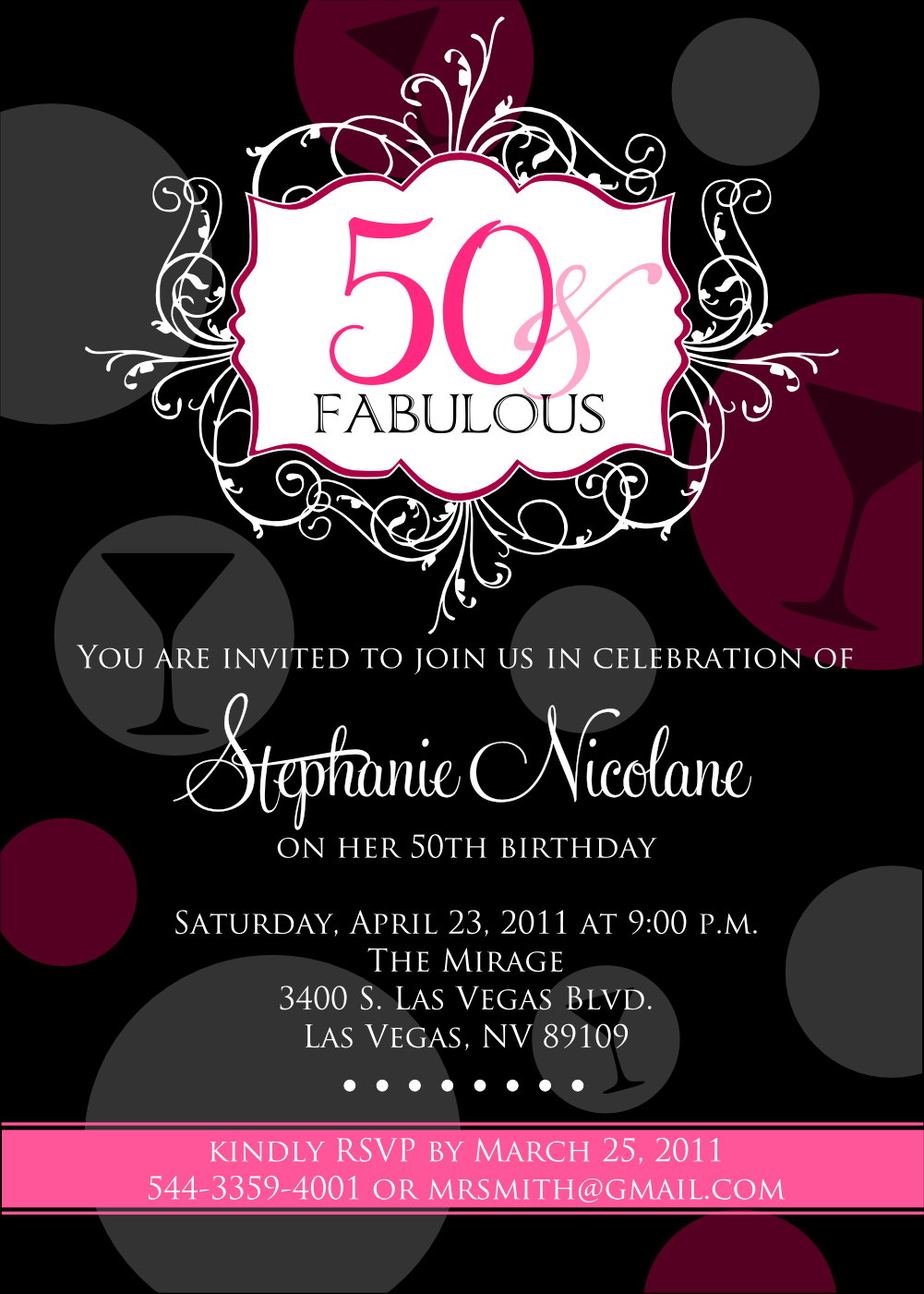 Top 18 50 Birthday Party Invitations
