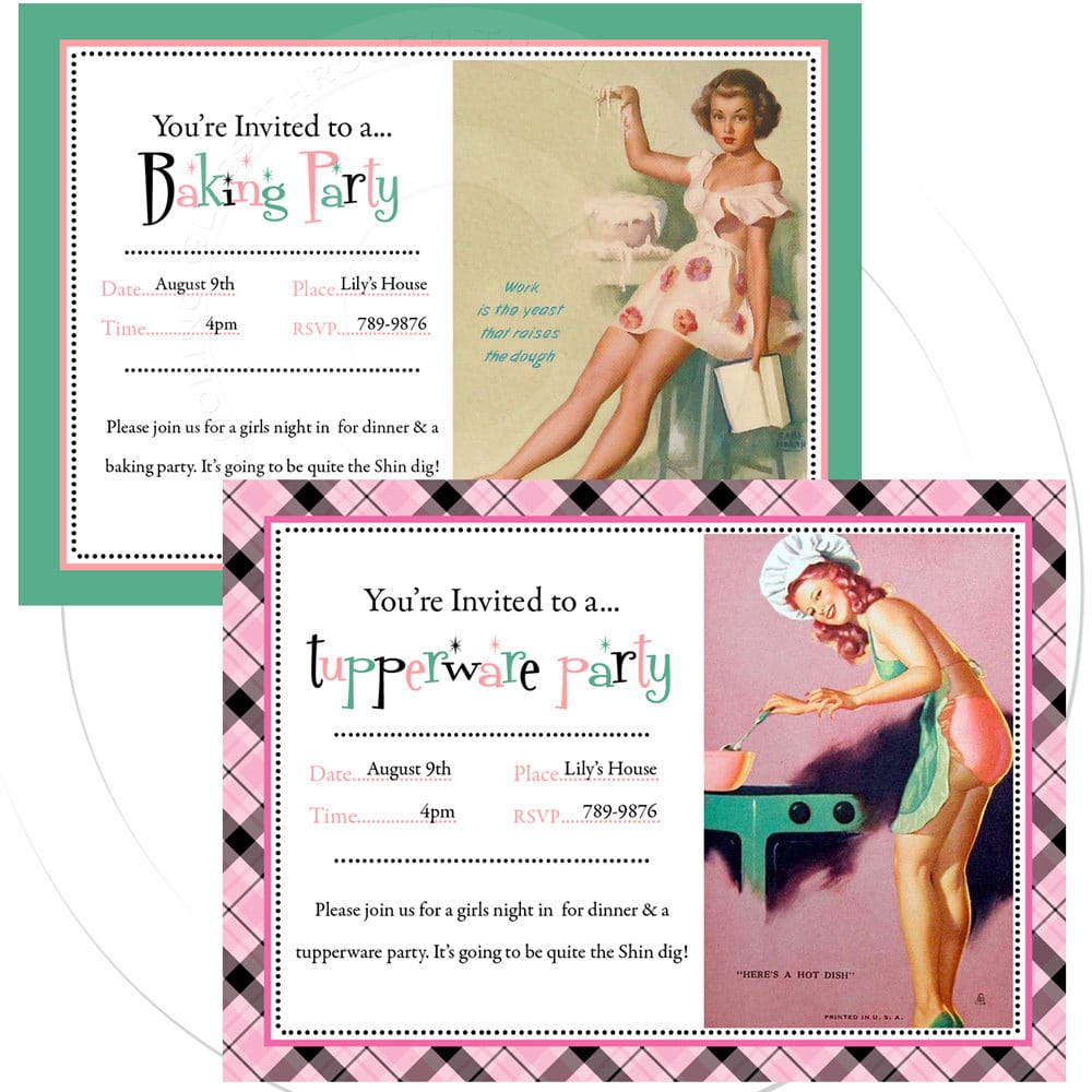 Tupperware Party Invitation Wording