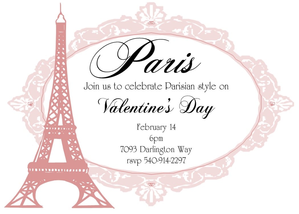Valentine's Day Party Invitations 2017