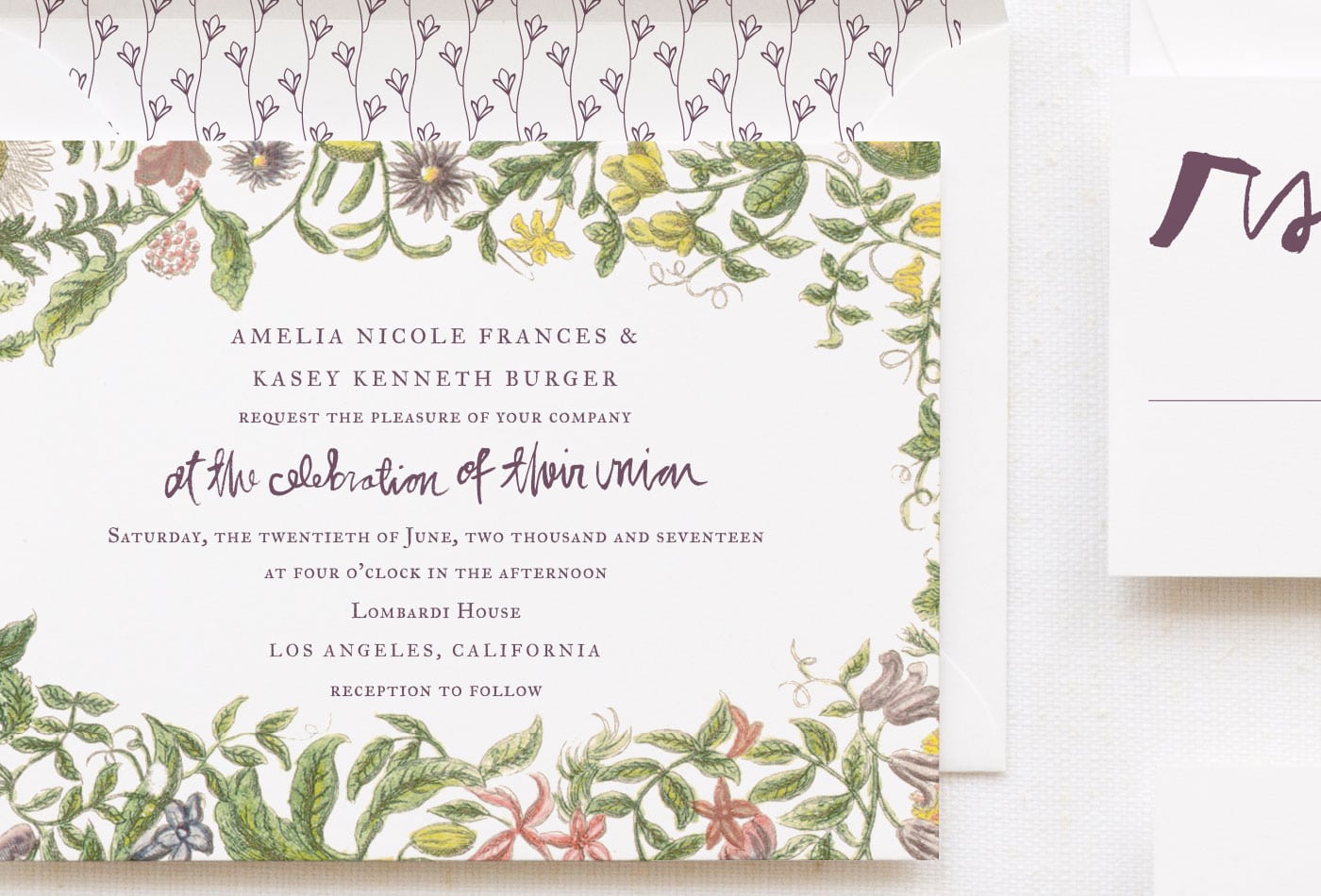 Violet Wedding