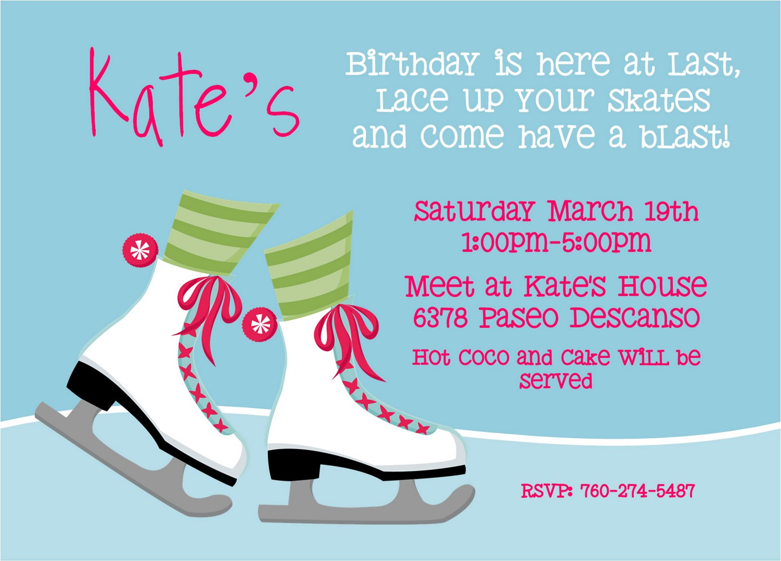 Waitbefore I Forget  Kate's Skate Party