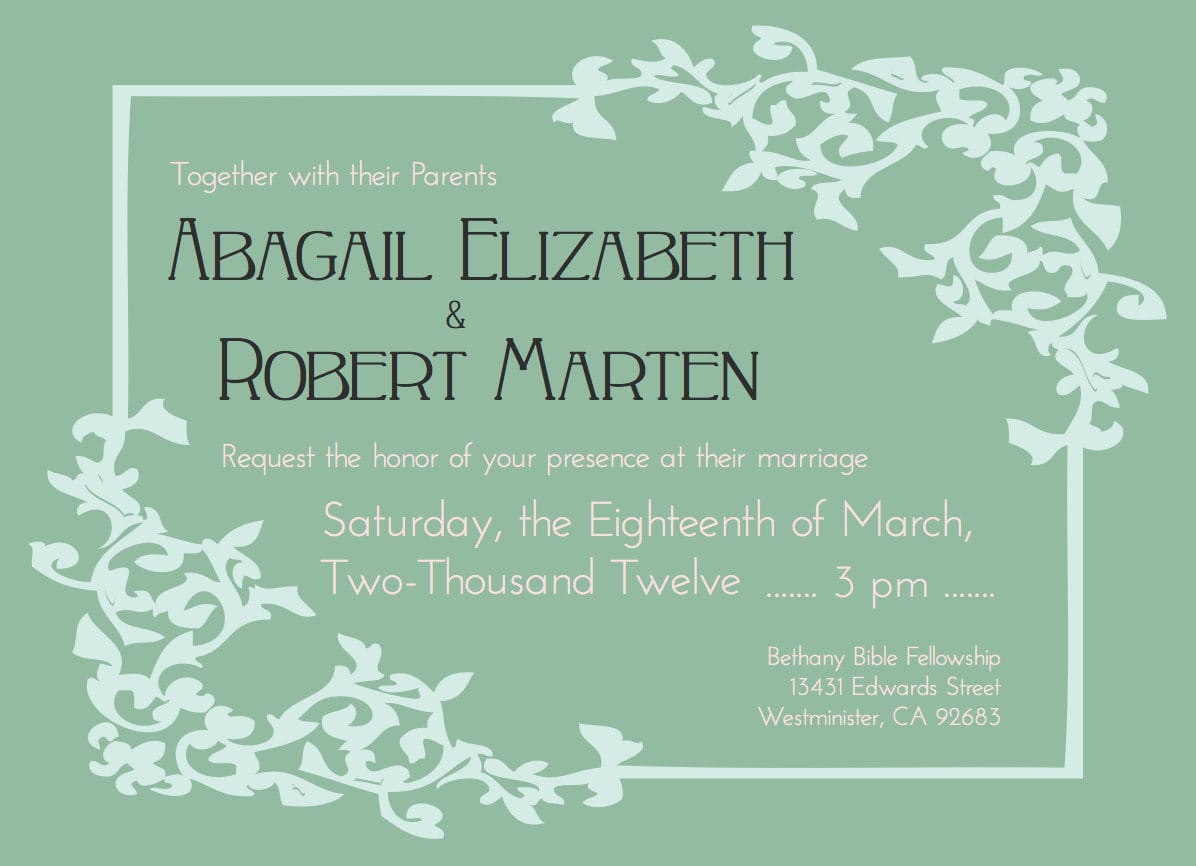 Wedding Party Invitation Wording Informal  Wedding  Inspiring