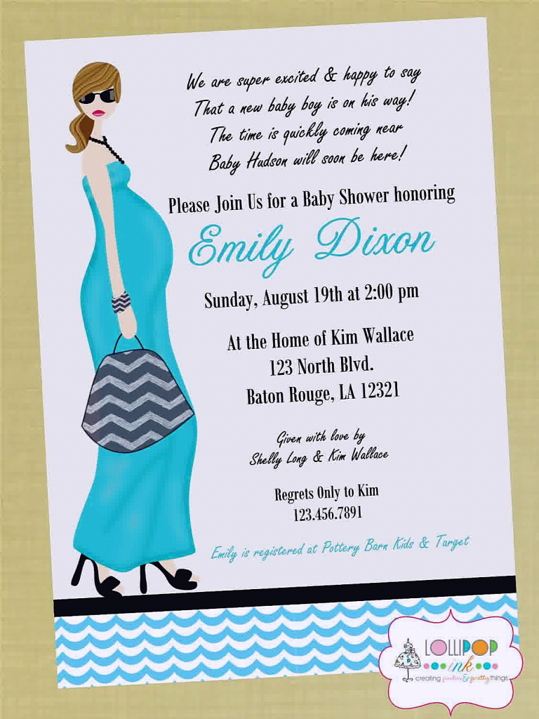 Welcome Baby Party Invitation Wording
