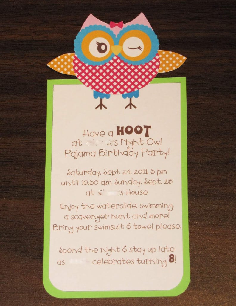 Welcome Party Invitation Cards