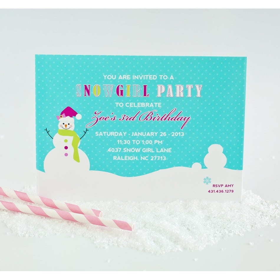 Winter Wonderland Party Invitations Pictures