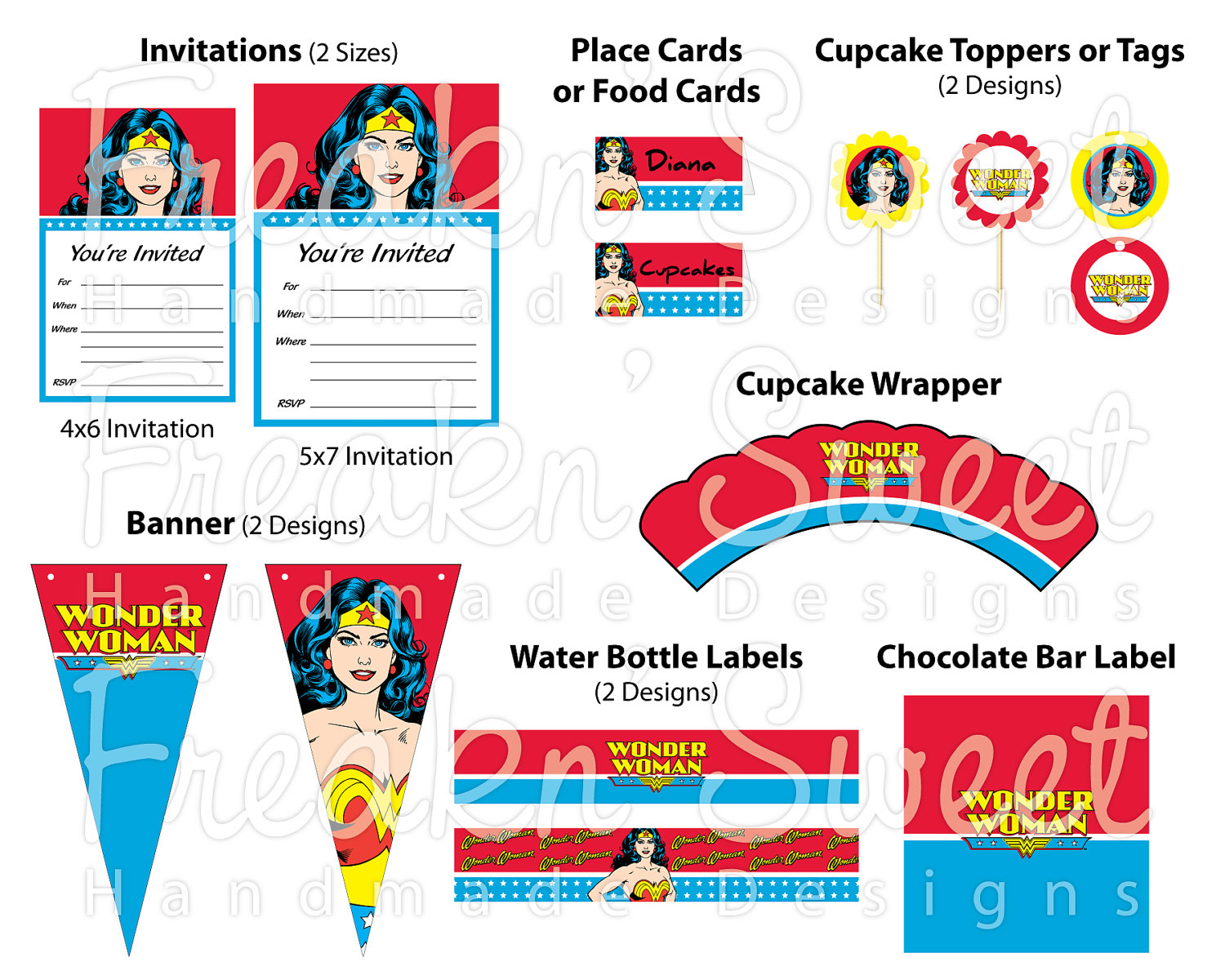 Wonder Woman Party Planning, Ideas, Supplies & Gifts