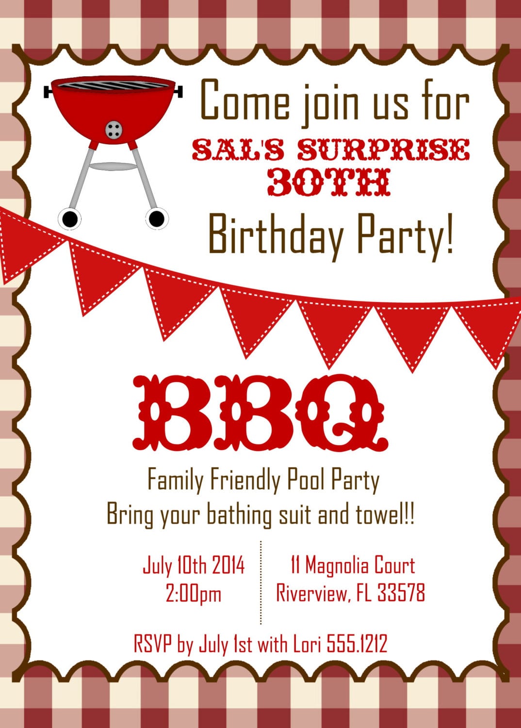 Wonderful White Background Colors With Barbecue Birthday Party