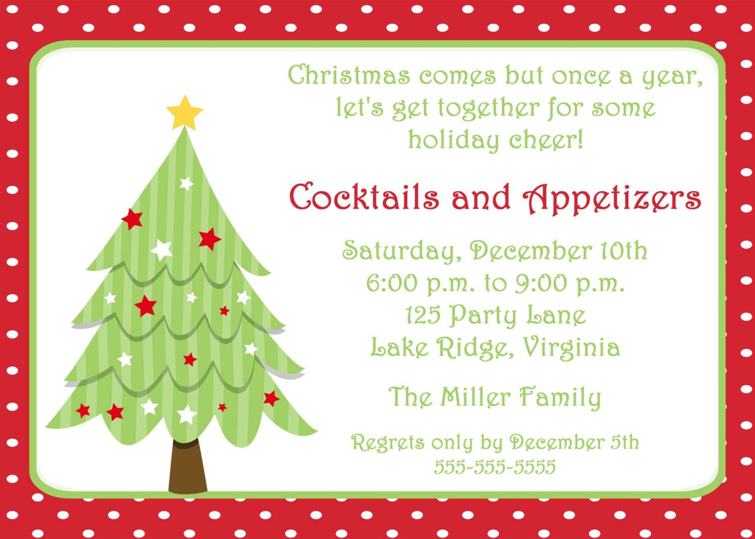Xmas Invitation Templates  Free To Print  Make Free Printable