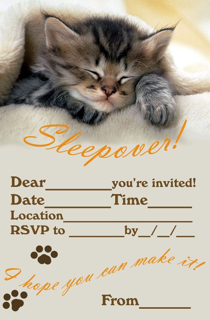 1000+ Ideas About Slumber Party Invitations On Pinterest