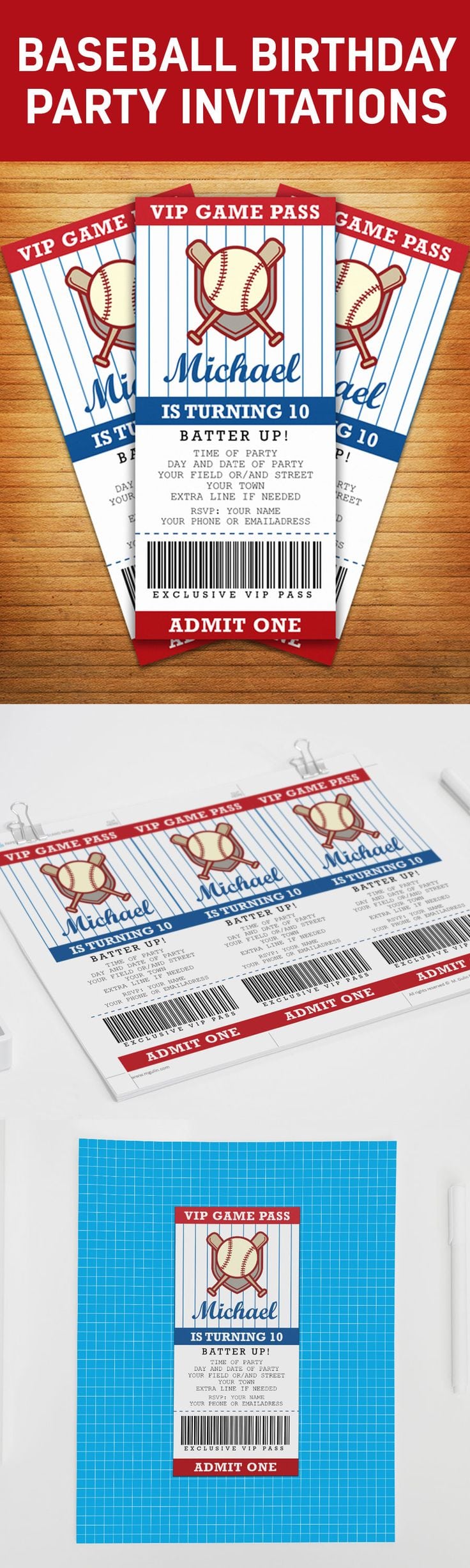 17 Best Ideas About Baseball Birthday Invitations On Pinterest