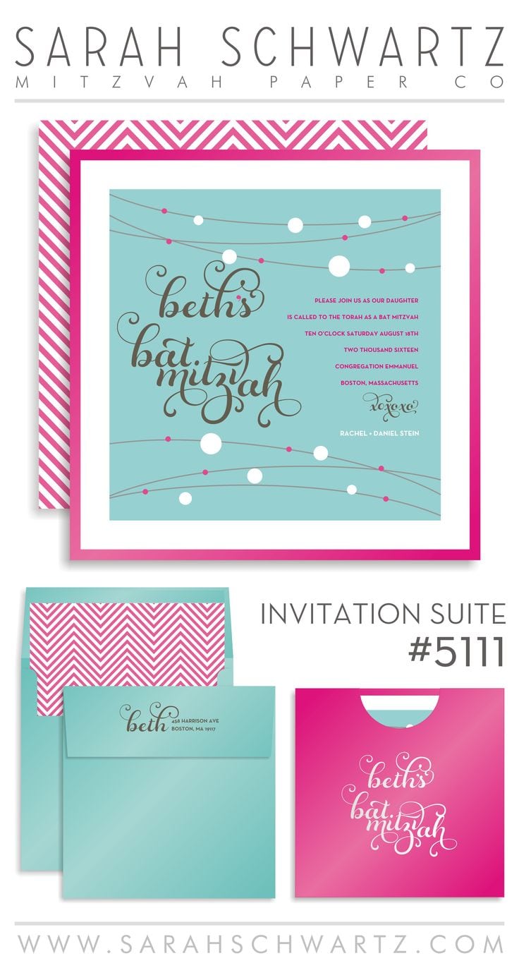 17 Best Ideas About Bat Mitzvah Invitations On Pinterest