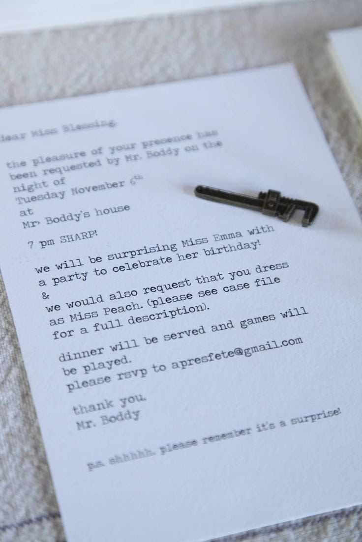 17 Best Ideas About Clue Themed Parties On Pinterest