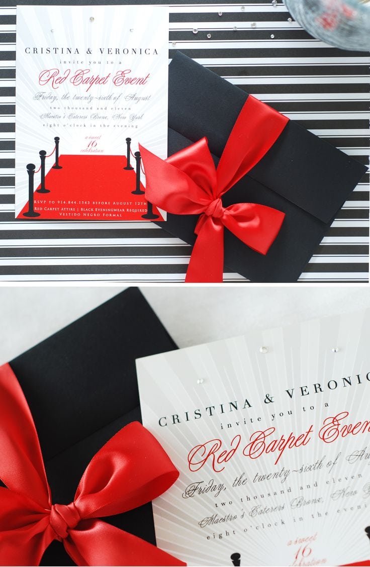 17 Best Ideas About Hollywood Invitations On Pinterest