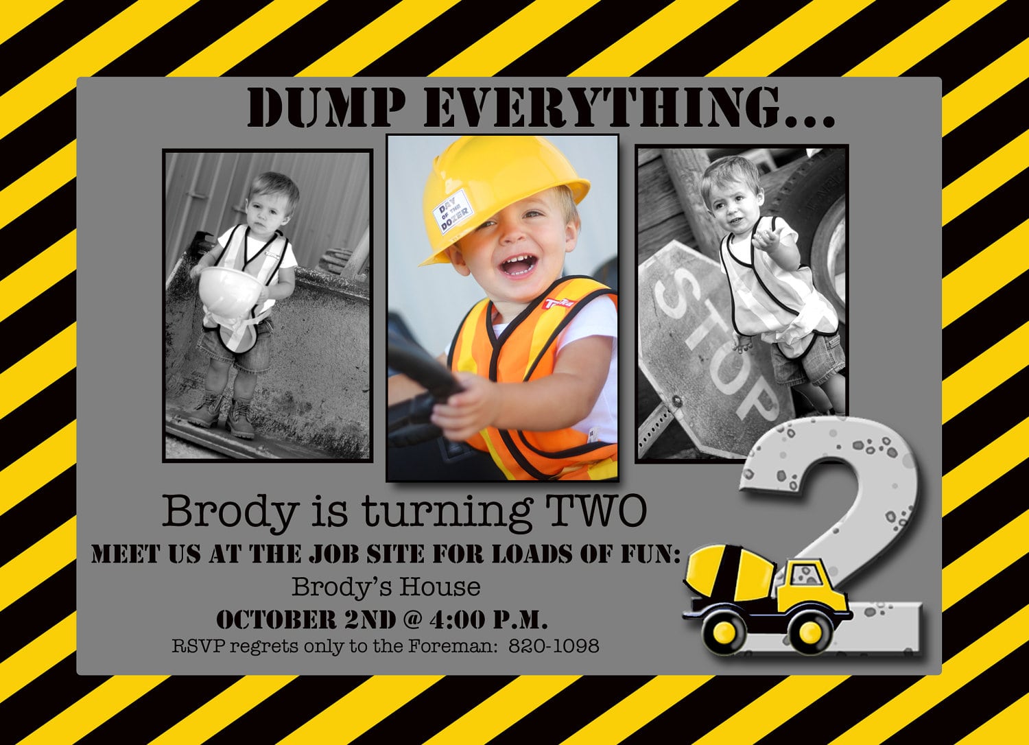 17 Best Images About Construction Party On Pinterest