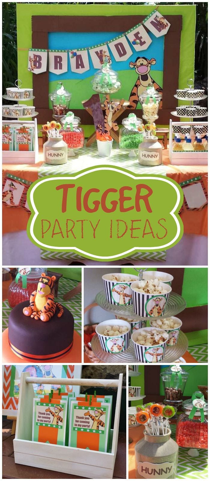 17 Best Images About Themes  Tigger Party On Pinterest