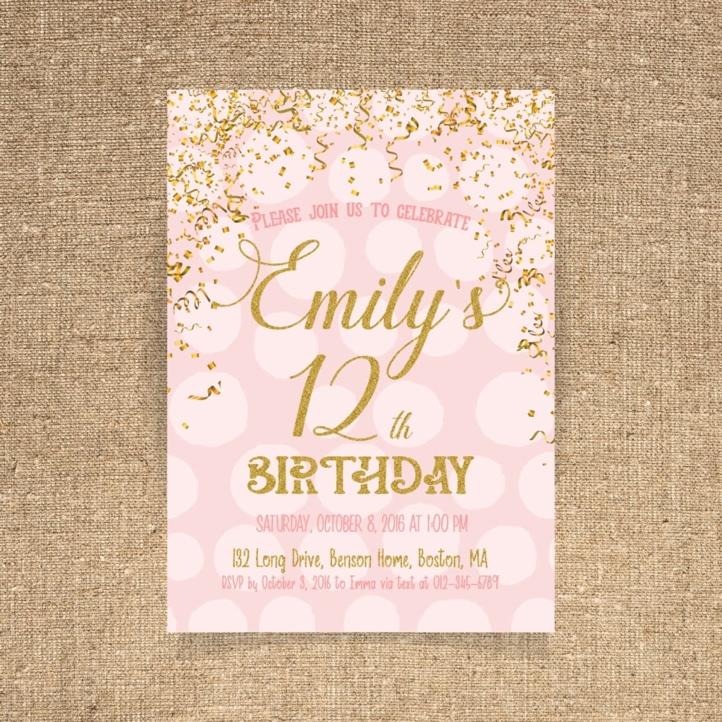 17th Birthday Party Invitations 17th Birthday Card Etsy