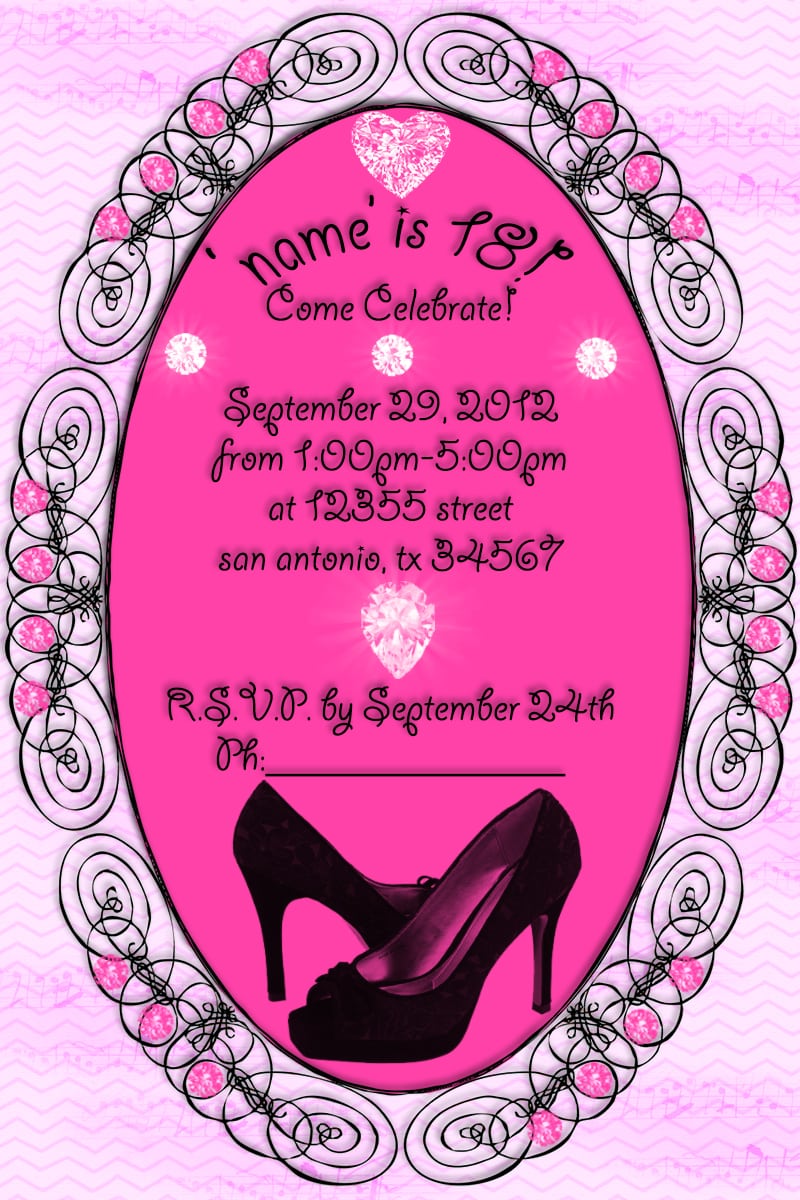 18th Birthday Party Invitation