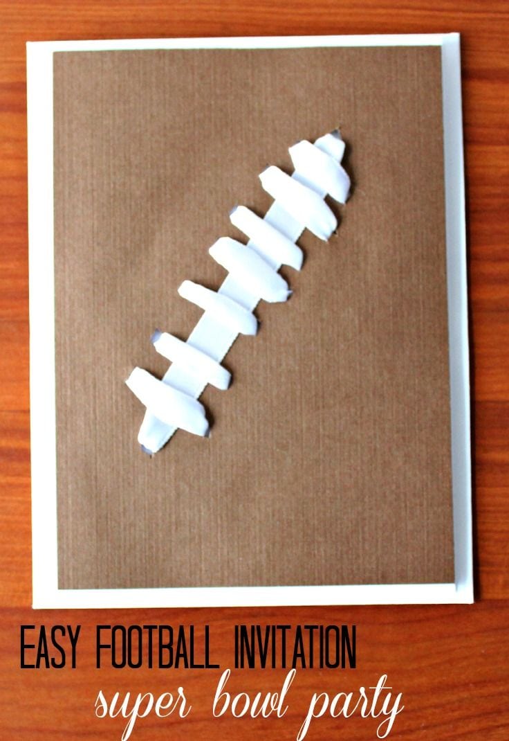 25+ Best Ideas About Football Invitations On Pinterest