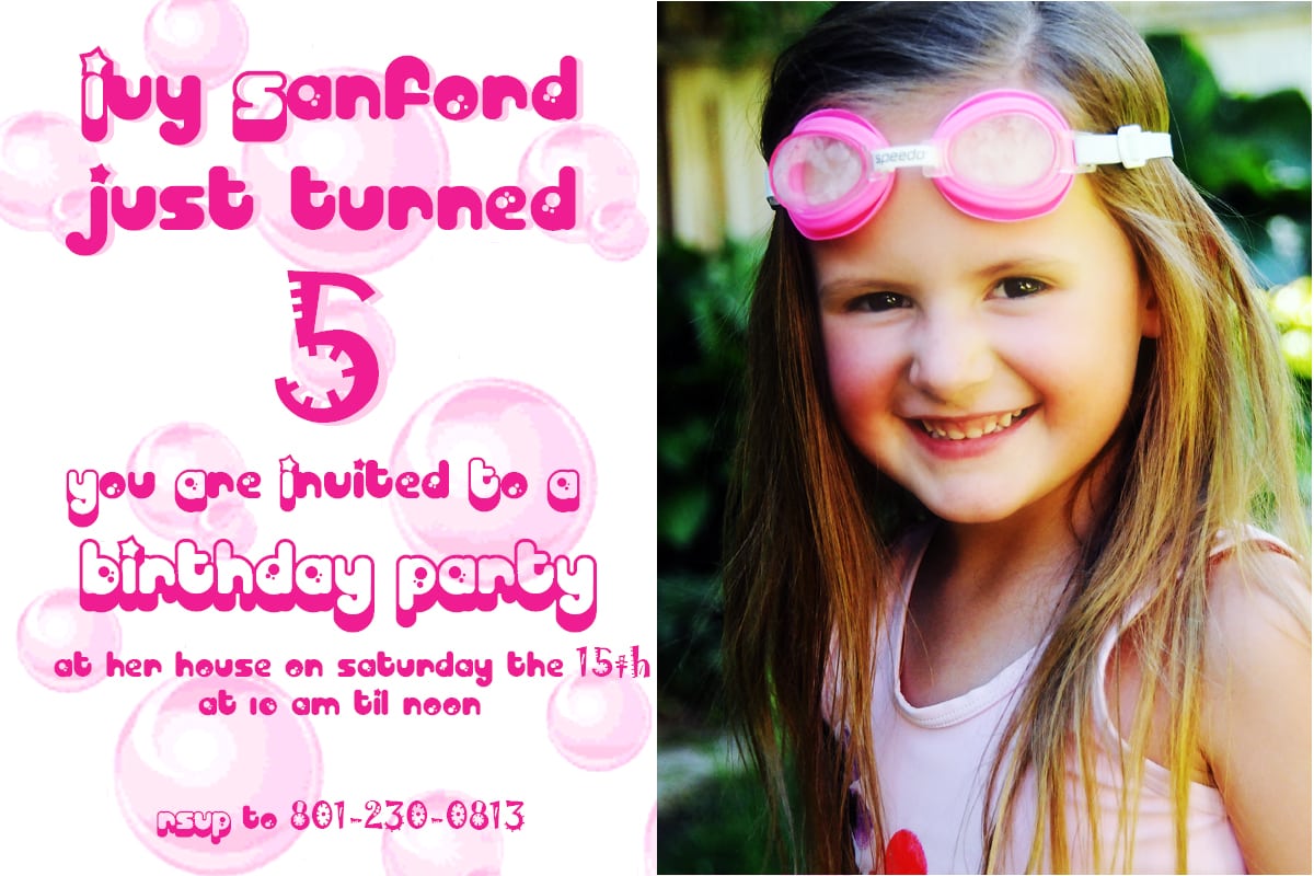 5 Years Old Birthday Party