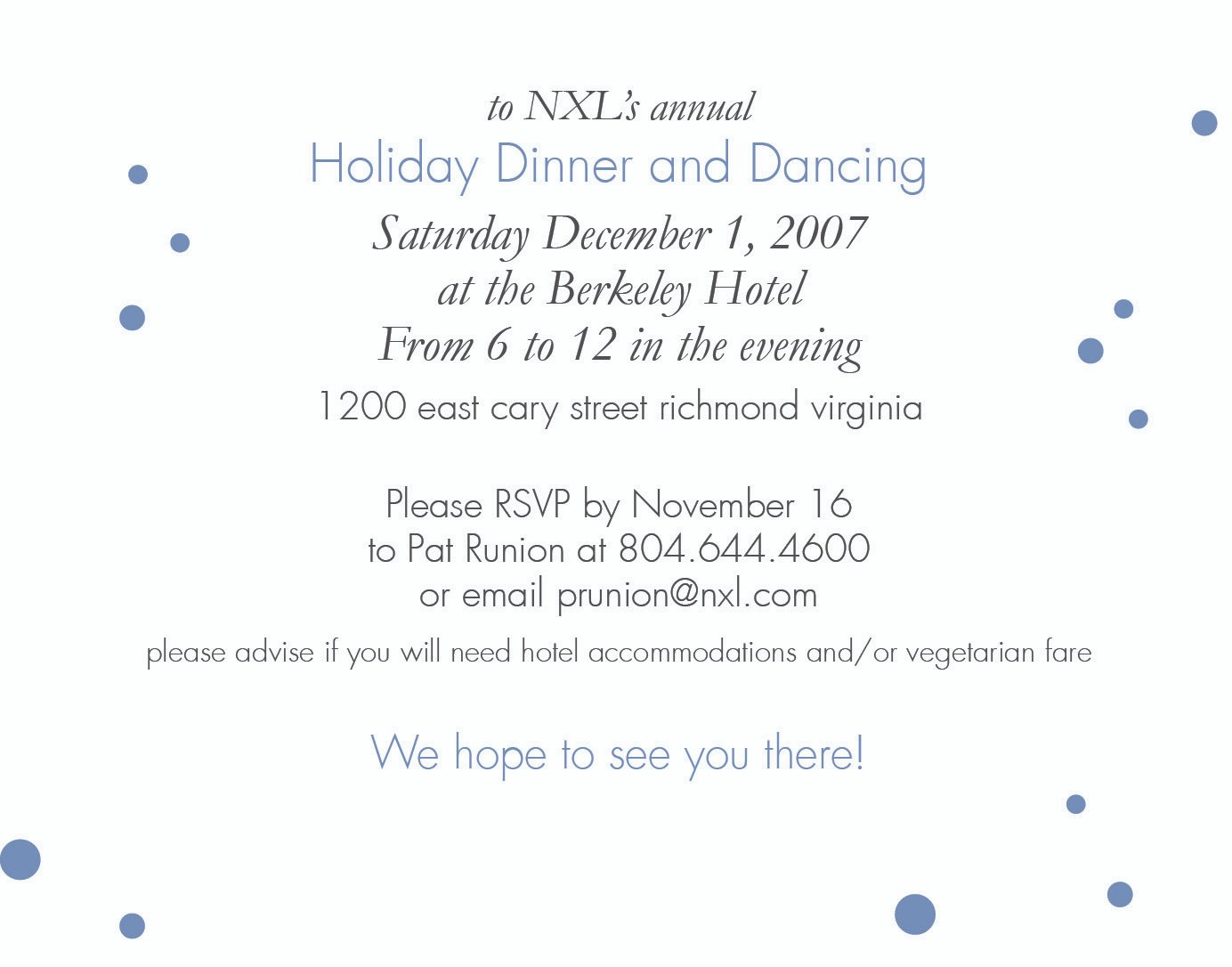 6 Stunning Dinner Party Invitation Email Sample