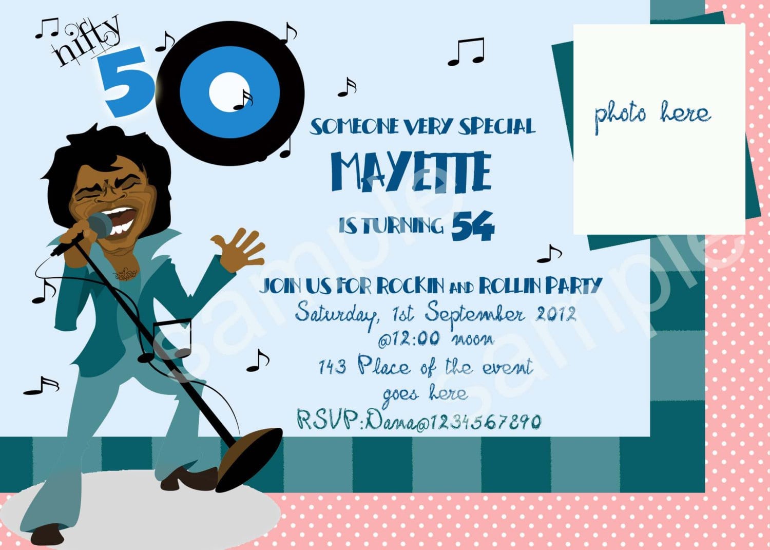70th Birthday Invitations Templates  Free Birthday Invitation