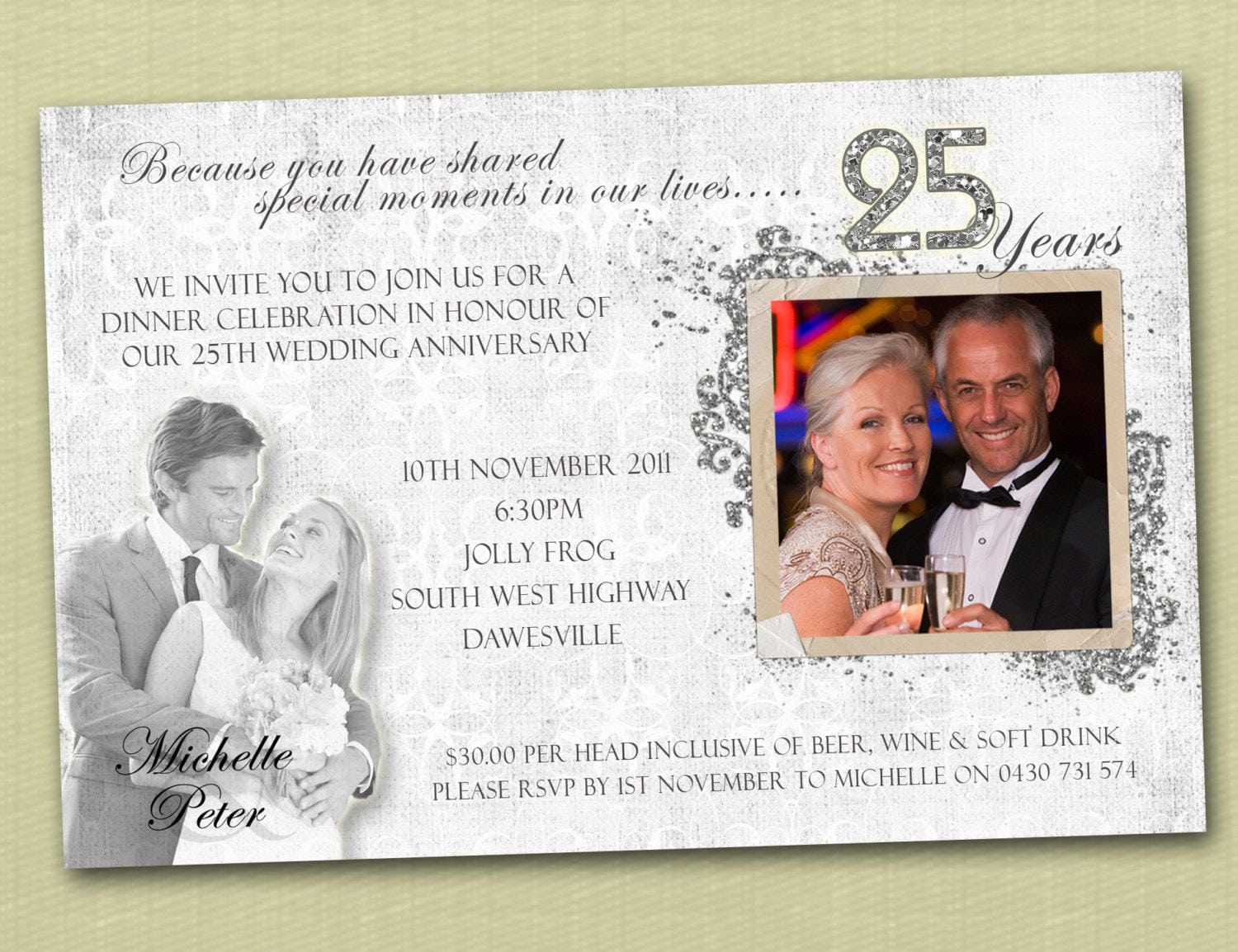 Anniversary Invitations Ideas   50th Anniversary Invitations Ideas