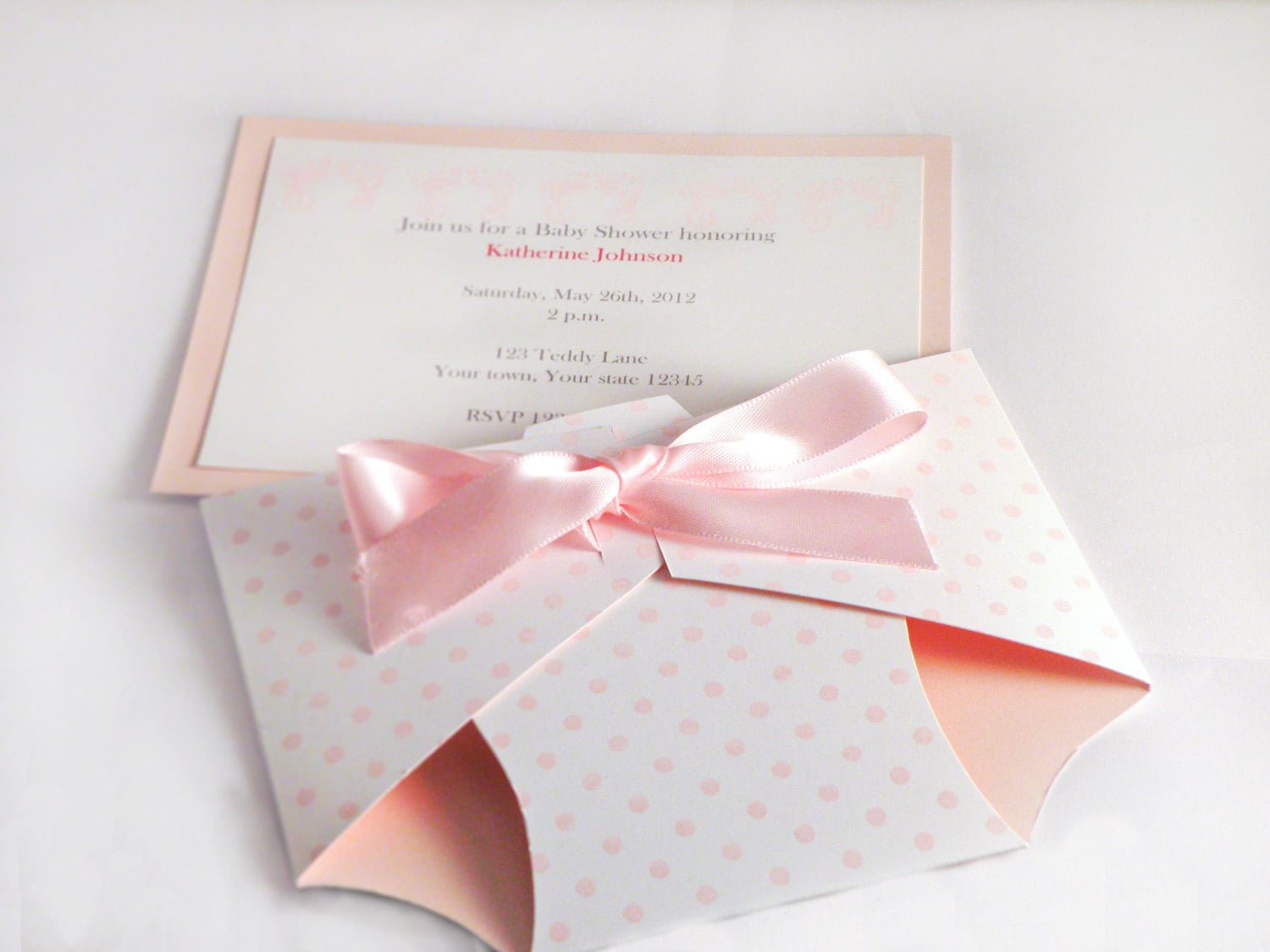 Baby Shower Diaper Invitations