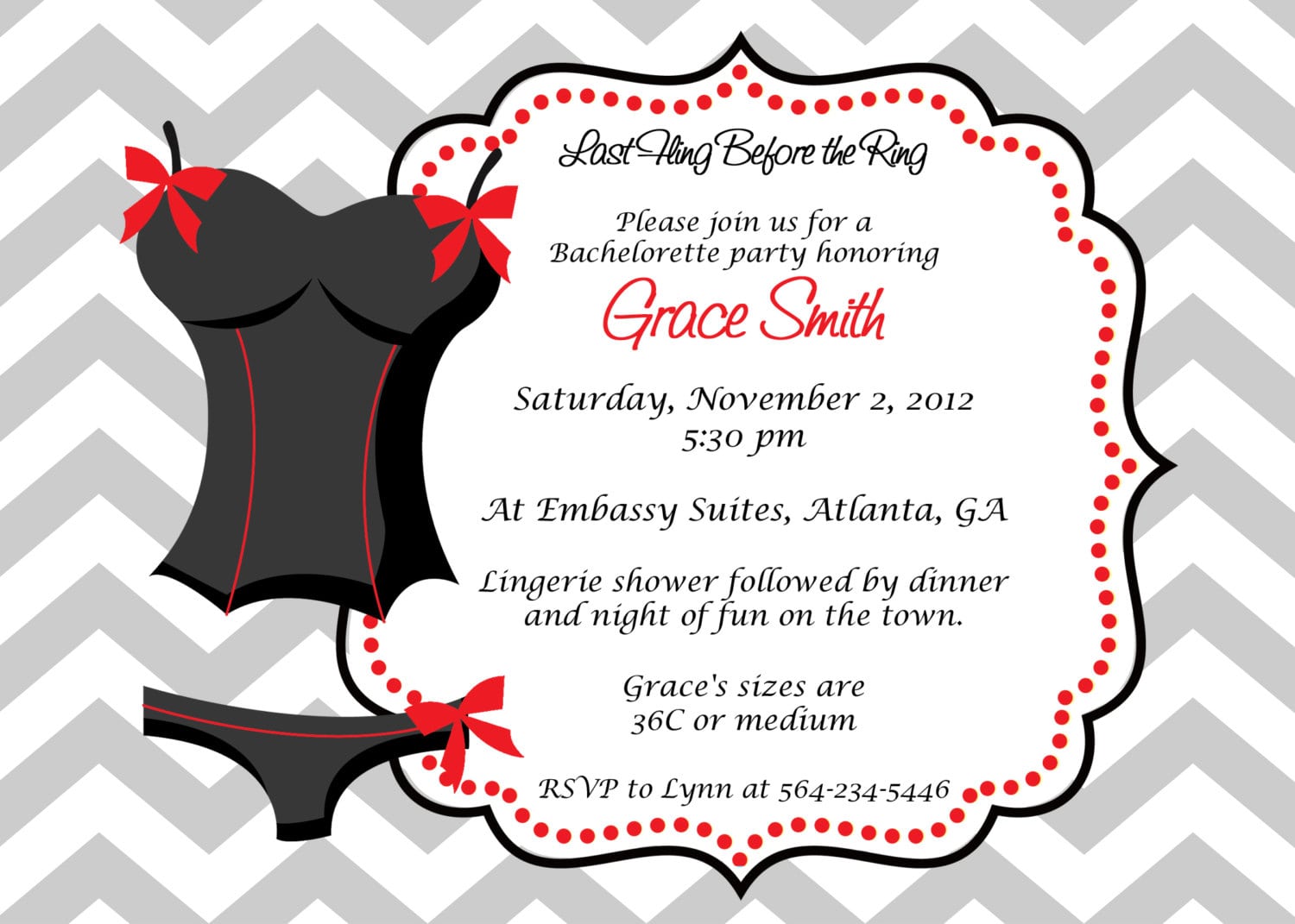 Bachelorette Party Invite Wording Funny