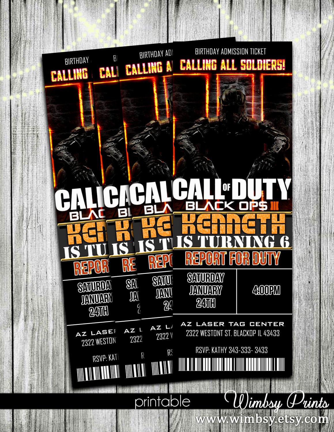 Black Ops Ghost Party Supplies