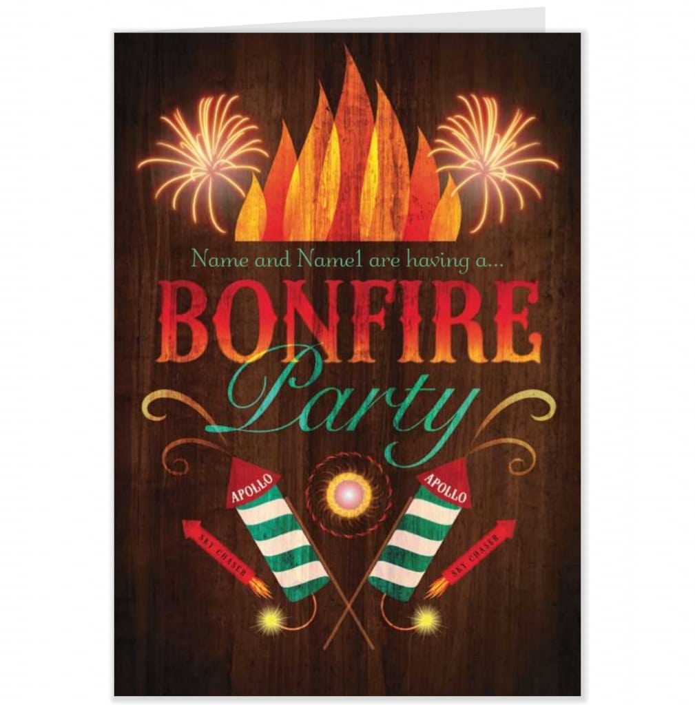 Bonfire Birthday Party Invitations Party Invitations How To Create