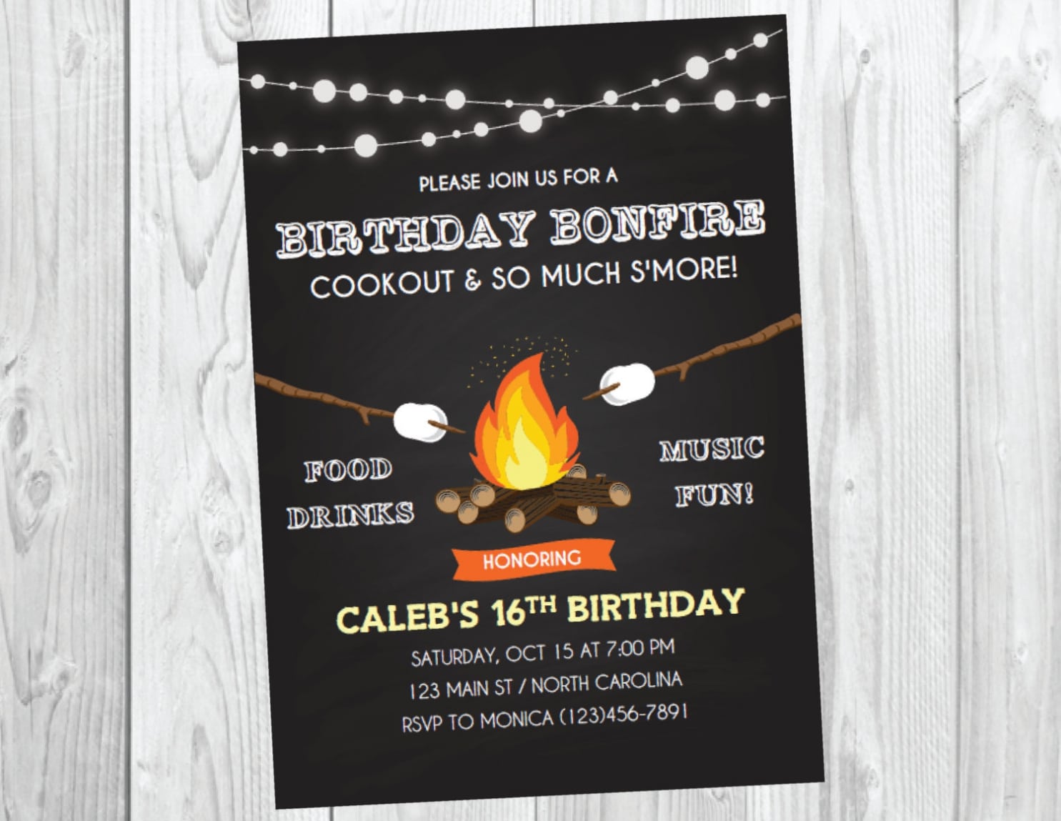 Bonfire Party Invitations For Your Inspiration