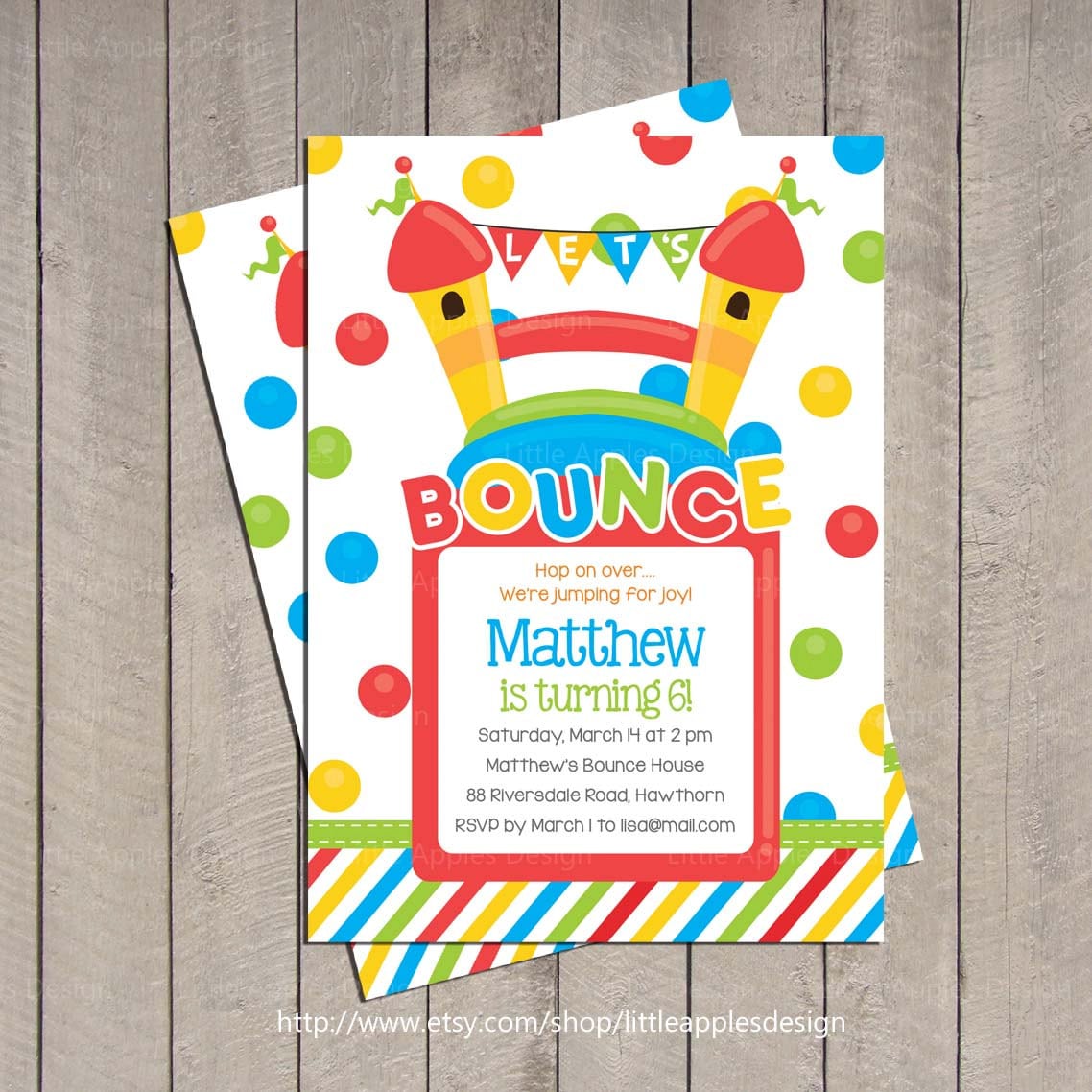 Bounce House Invites