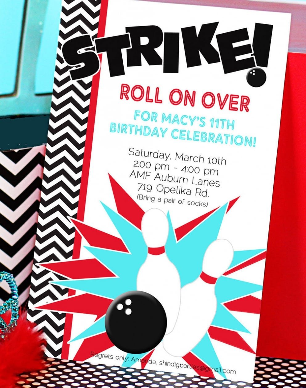 Bowling Party Invitations Trends In 2017