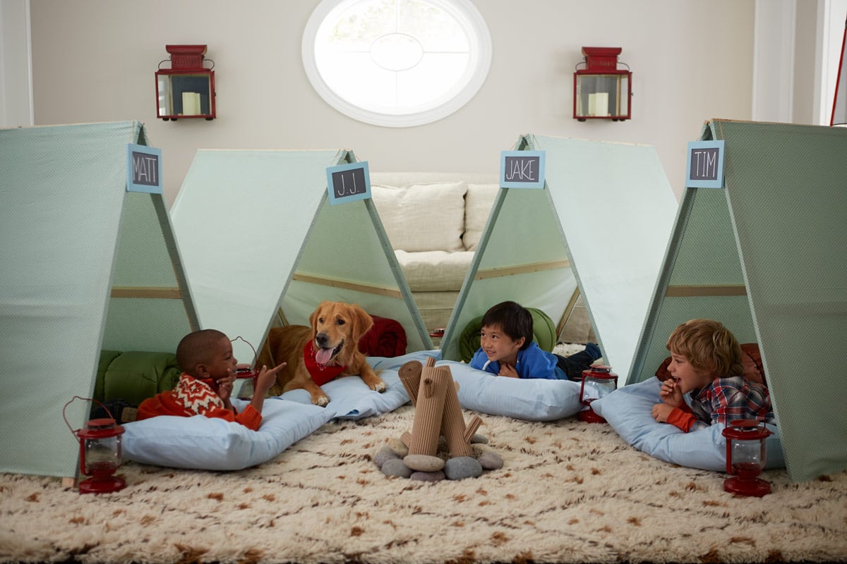 Camp In Birthday Party