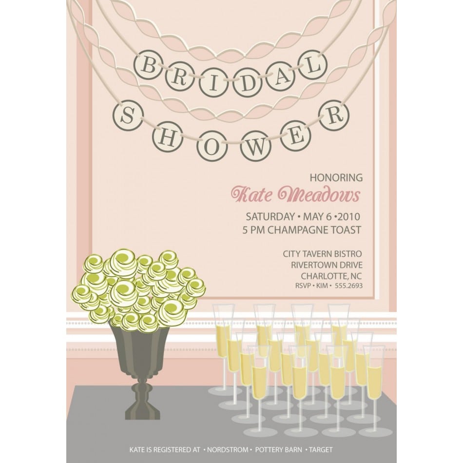 Champagne Bridal Shower Theme
