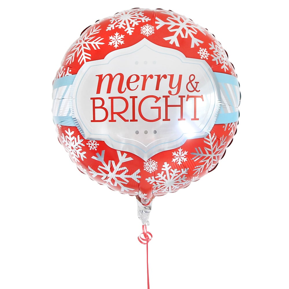 Christmas Balloons To Spread The Cheer! Merry And Bright Balloon