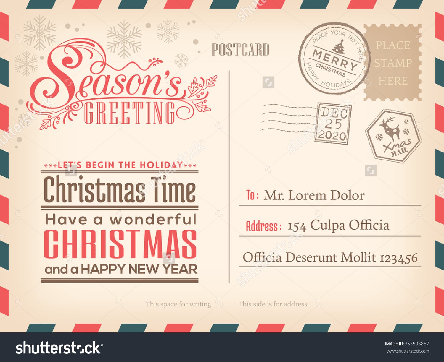 Christmas Party Invitations Vintage Cool Christmas Party
