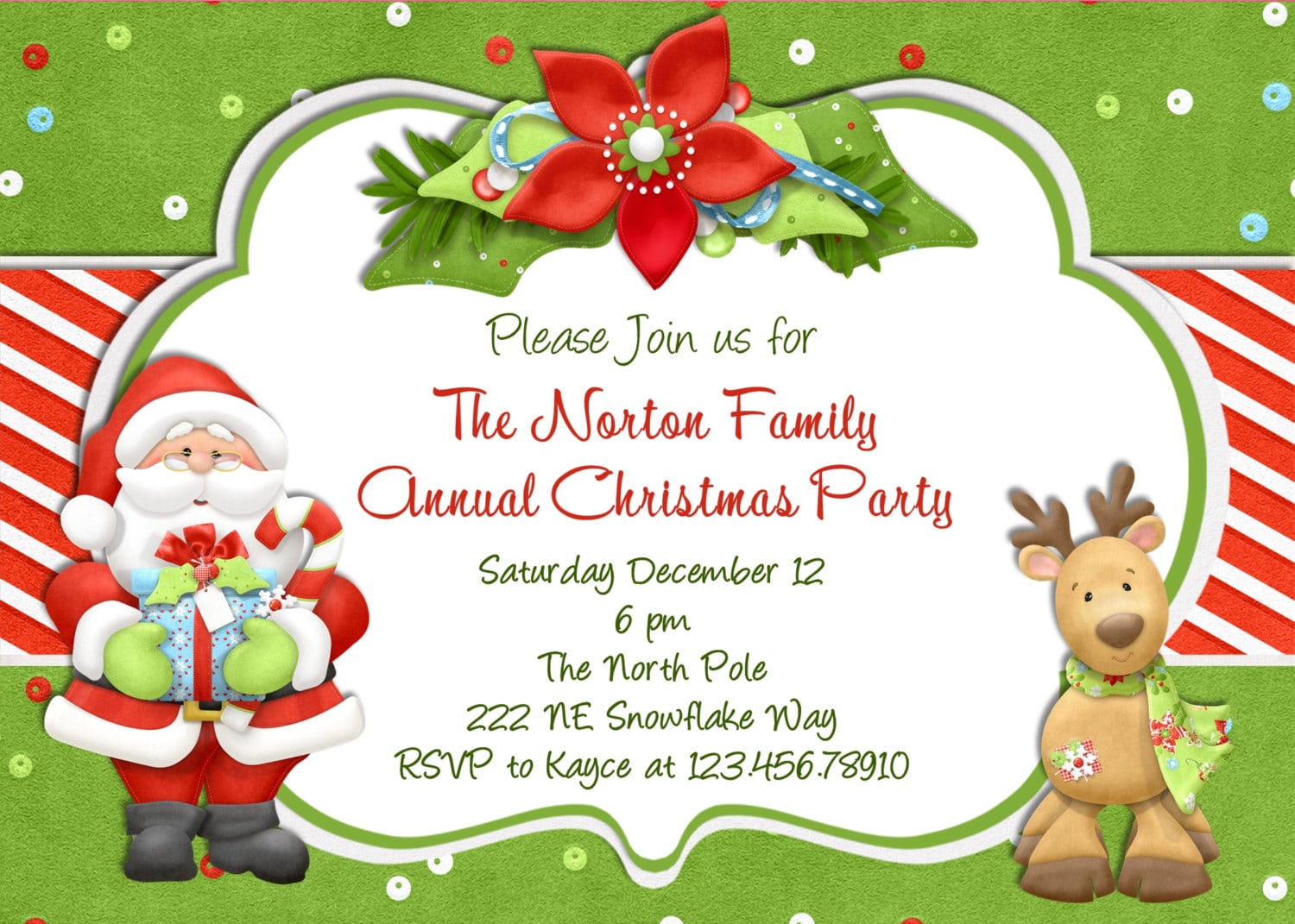 Christmas Party Invite Template