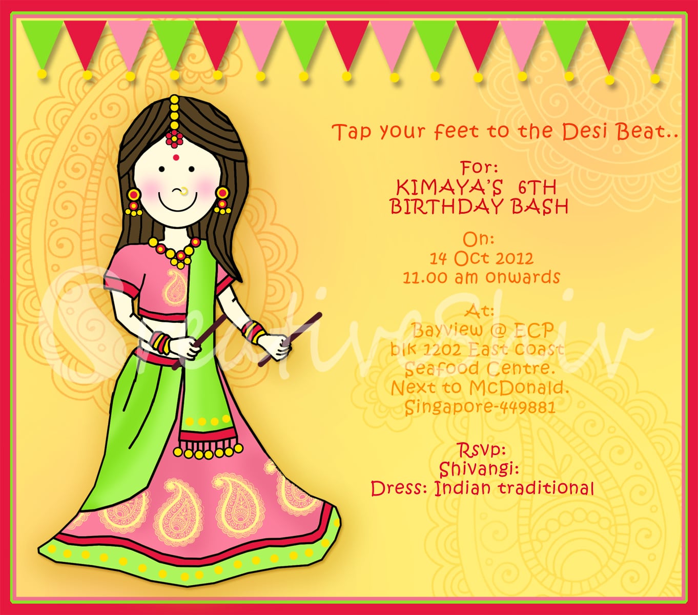 Creativeshiv  Indian Theme Birthday Party