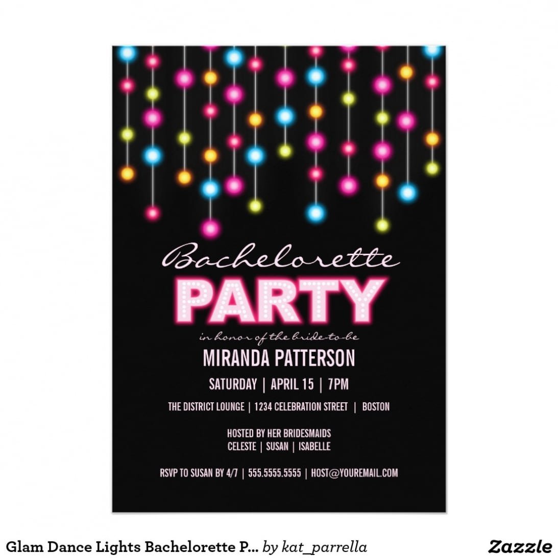 Dance Party Invitations 2017